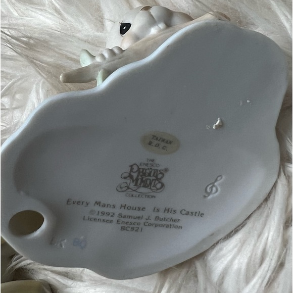 Precious Moments Antique Figurine Mouse & Beaver Lot Set VTG Rare - Picture 7 of 7